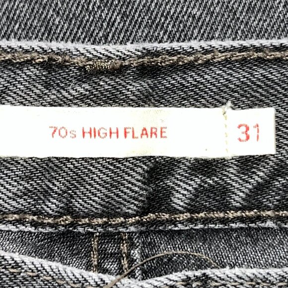 LEVI'S BIG E Rerelease 70's HIGH FLARE High Rise BIG Bell Bottom Jeans - 31"x32" - Picture 9 of 12